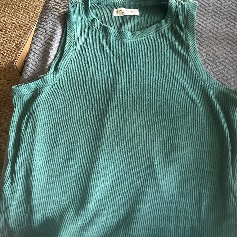 Lucky Brand Medium Ribbed Tank Top